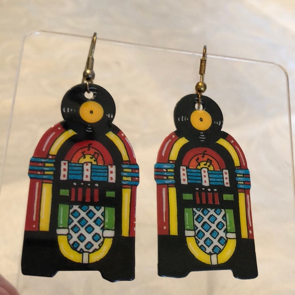 Remark Jewelry - NWOT kitschy jukebox pierced earrings